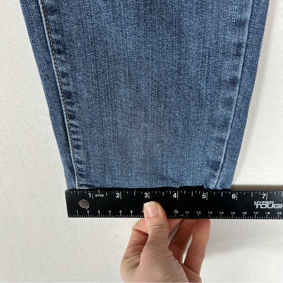 Just Black Boyfriend Jeans Womens 28 Blue Denim Distressed Medium Wash Mid Rise - Picture 10 of 11